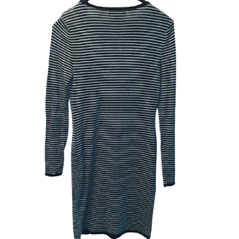 - MICHAEL KORS BLACK/GRAY ABSTRACT DRESS - Picture 4 of 4